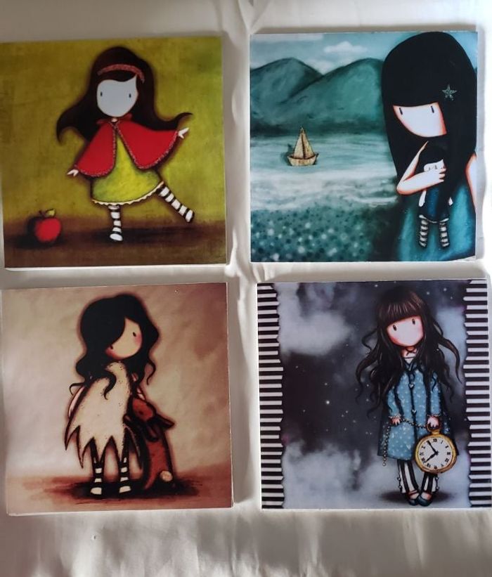 4 petits cadres 20x20 enfants