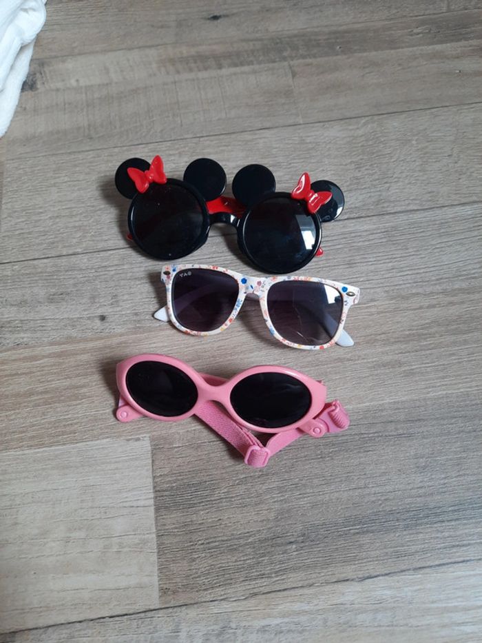 Lot de 3 paires de lunettes de soleil