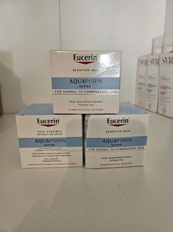 Lot creme eucerin aquaporin active