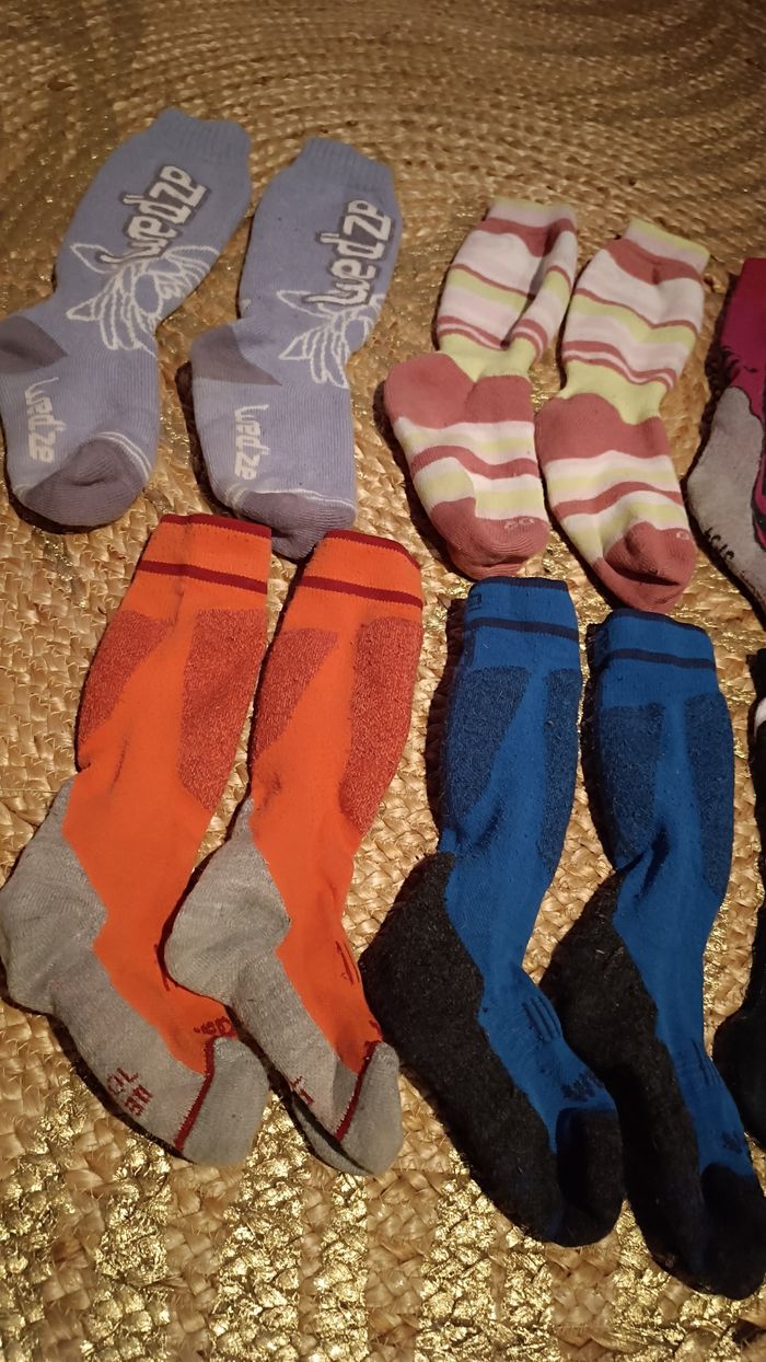 Lot de 6 paires de chaussettes de ski enfant 🎿 - photo numéro 4
