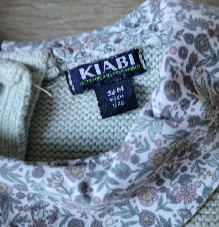 Ensemble pull col Claudine et jeans taille 36 mois - photo numéro 4