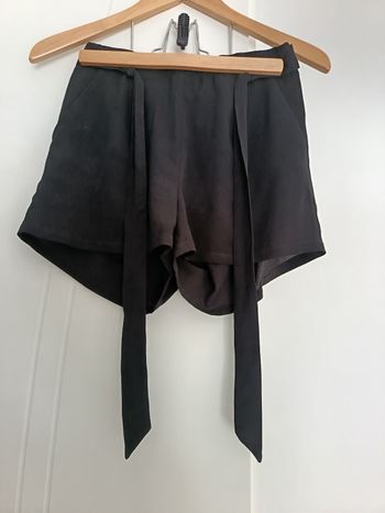 Jupe short voile noir