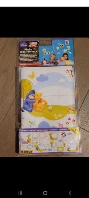 Stickers cadre photo Winnie Disney