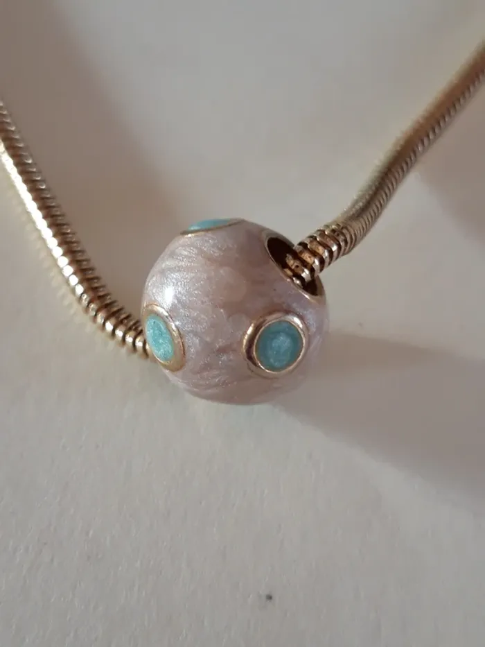 Collier pendentif style émaux - photo numéro 3