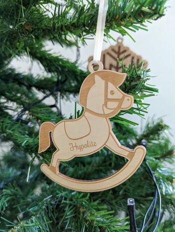 Cheval à bascule - à personnaliser