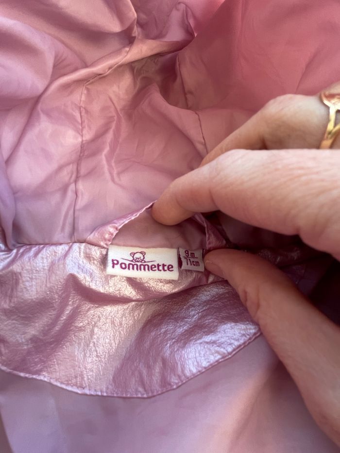 Doudoune pommette bébé fille 9 mois - photo numéro 7