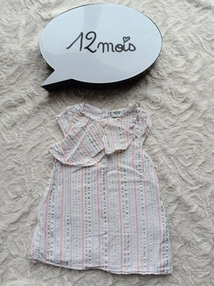 Robe de fête anniversaire mariage Noël Fille 12 mois Tao