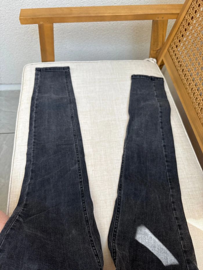 Jean skinny noir taille haute camaïeu - photo numéro 4
