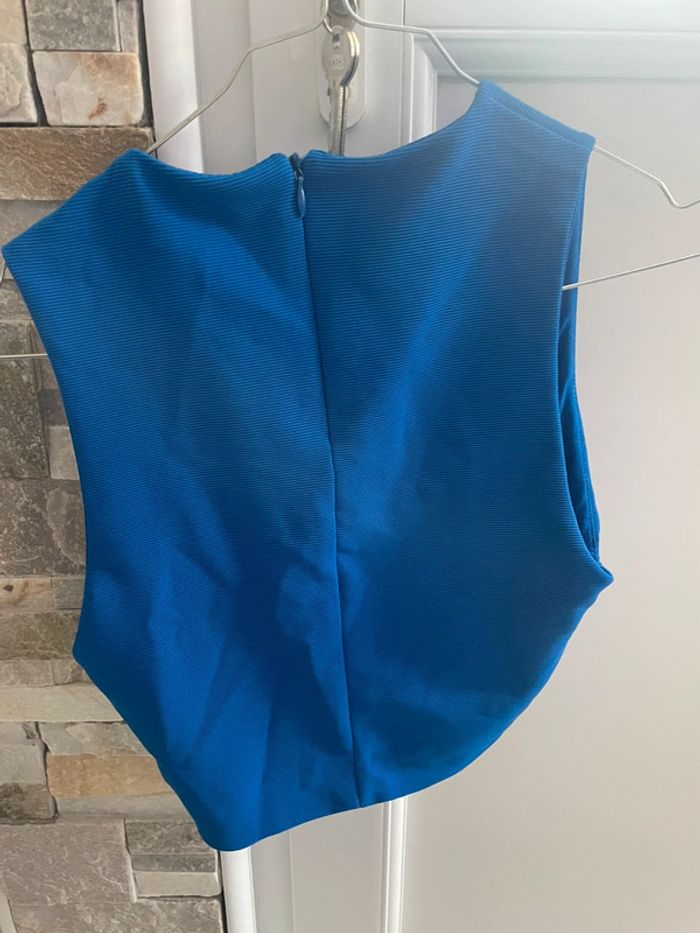 tops zara et shein bleu taille 34 - photo numéro 4