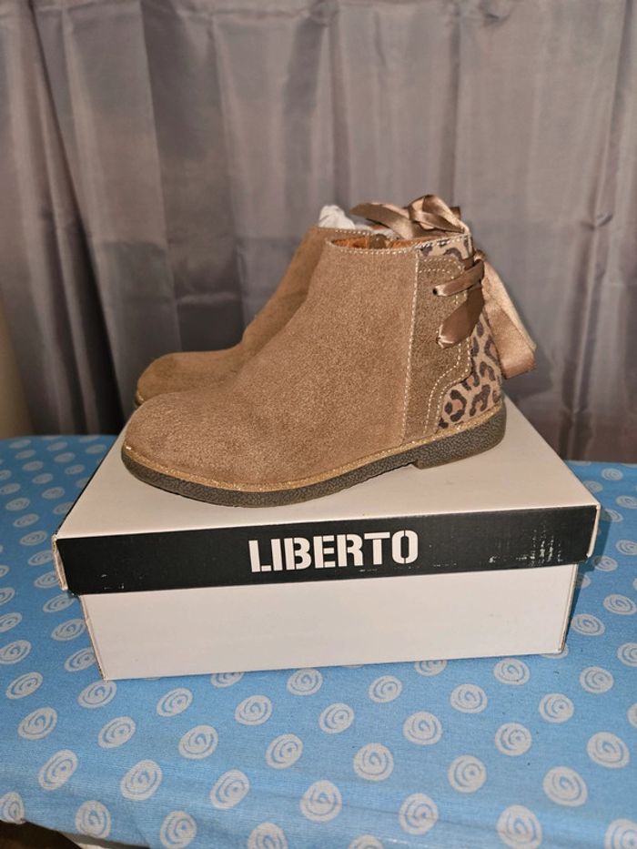 Bottines léopard avec nœud 29