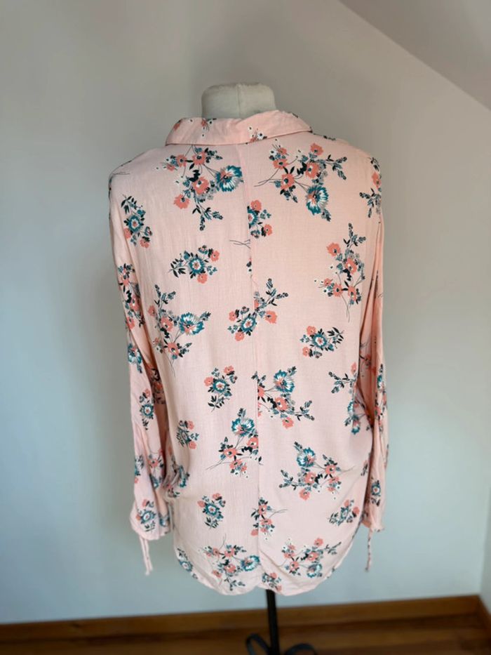 Belle chemise fluide fleurie neuve ample en viscose Promod 🌸 L 40 - photo numéro 5