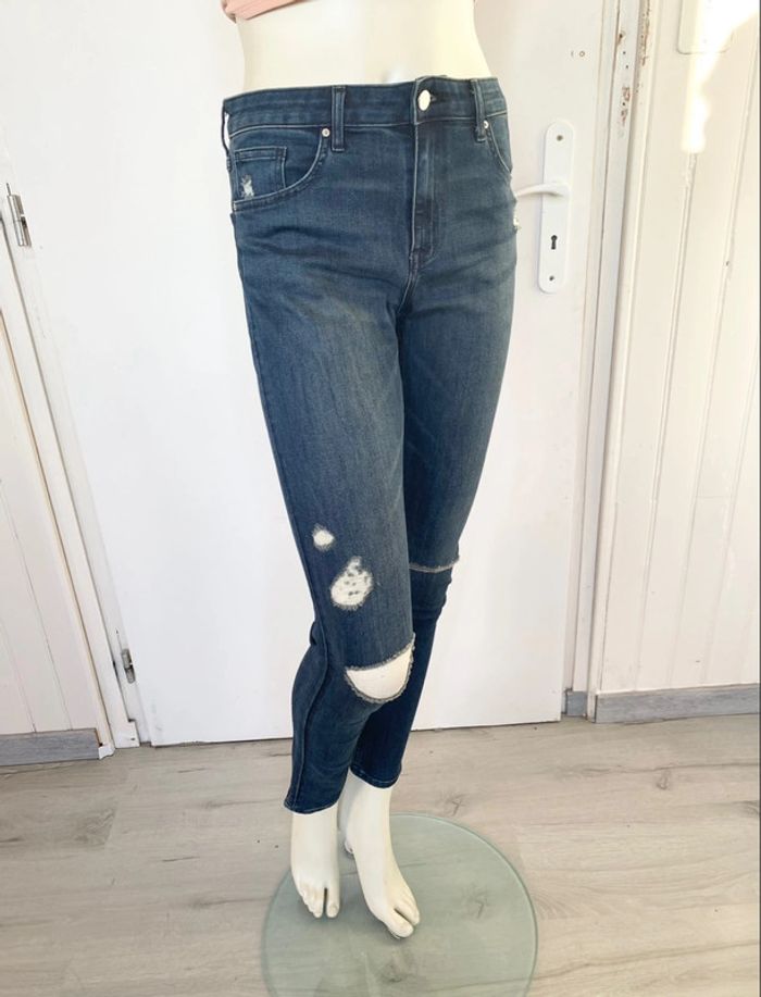 Jean skinny – H&M – effet usé, Bleu denim – Taille 38/M – Excellent état - photo numéro 11