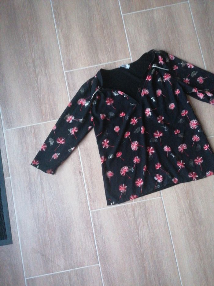 Blouse femme taille M mademoiselle frenchy - photo numéro 2