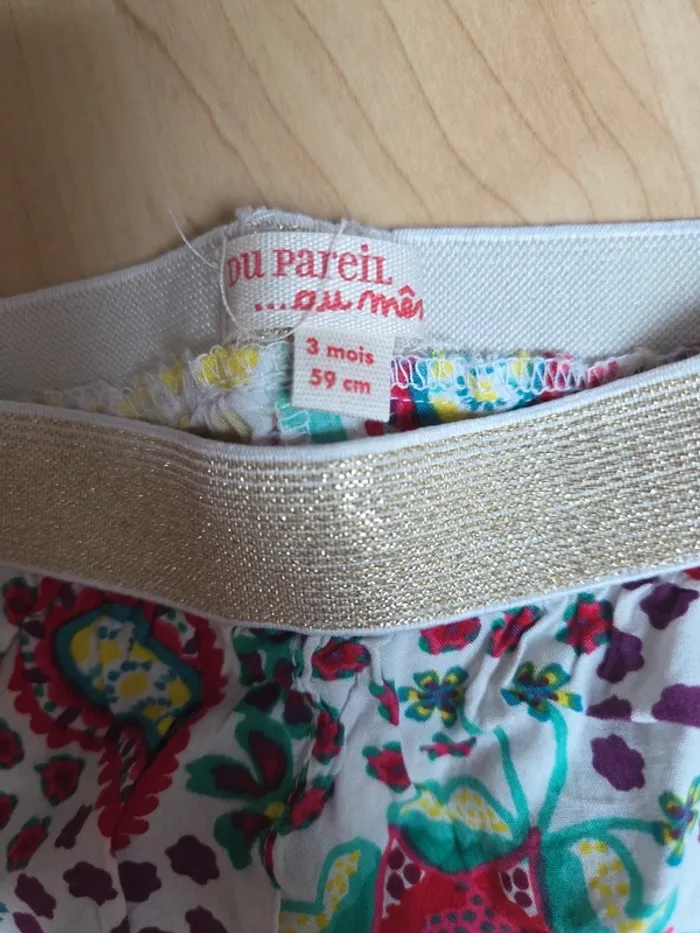 Pantalon fluide 3mois fille - photo numéro 2