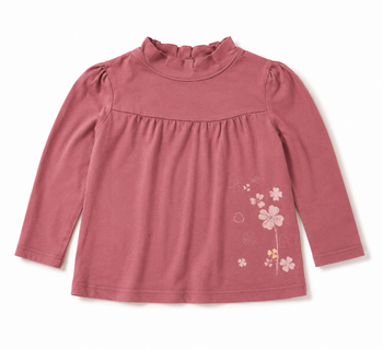 T-shirt manches longues fille, 24 mois / 2 ans. Obaïbi.