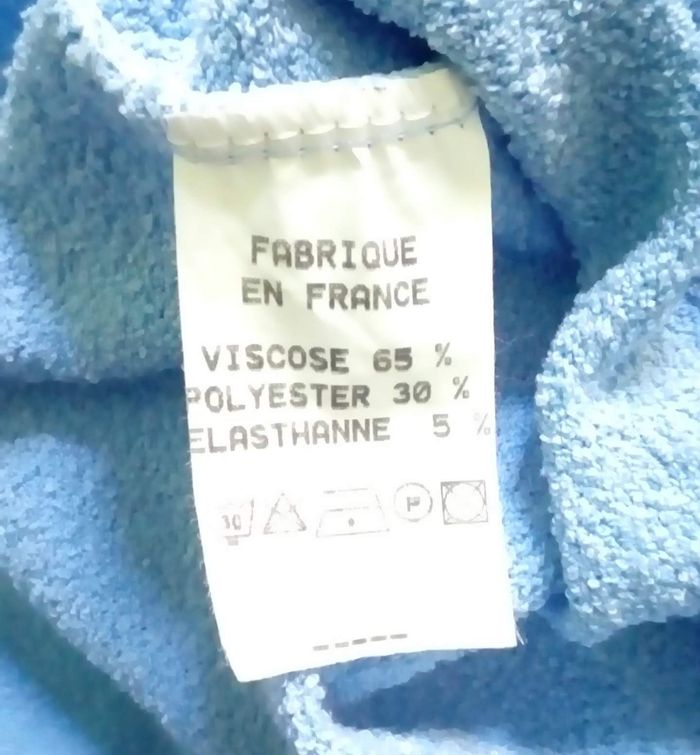 ⛵ Ensemble bleu gilet plus débardeur vintage YS taille 38 ⛵ - photo numéro 5