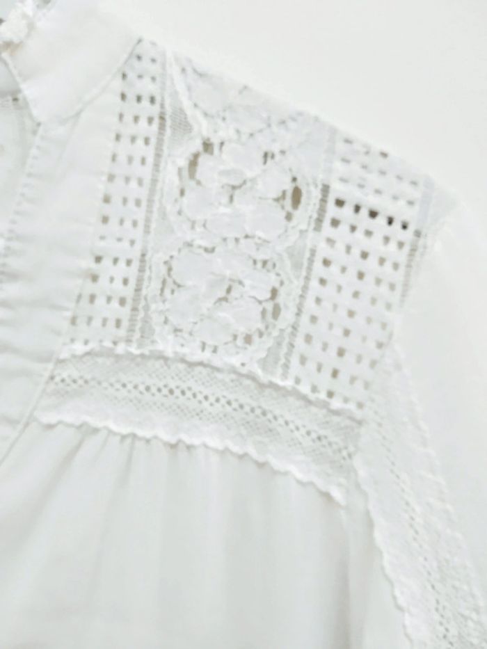 Blouse romantique Mihos en lin t 38 40 - photo numéro 3