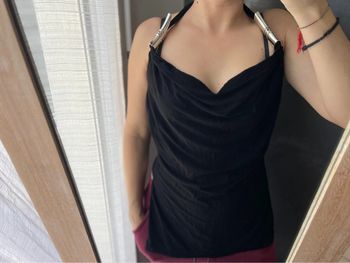 Débardeur plongeant noir