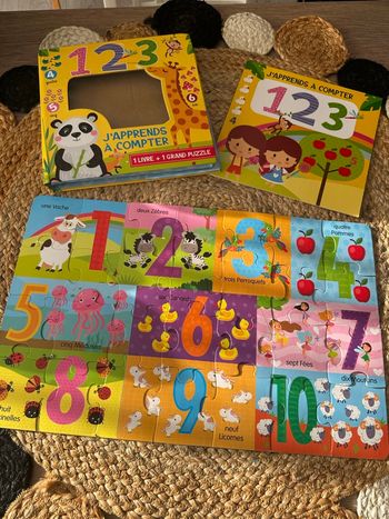 Livre puzzle « J’apprends à compter »