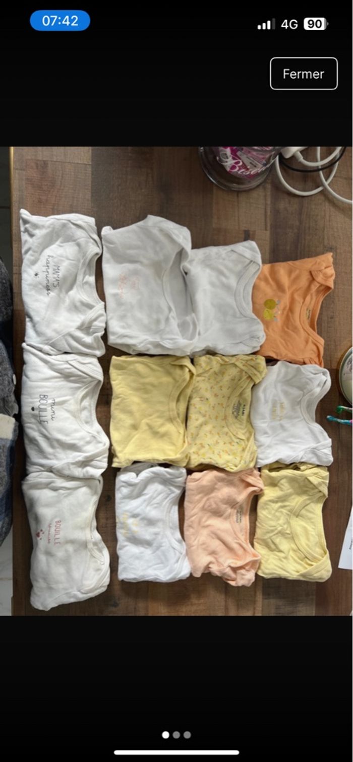 Bodies 12 mois - 12 bodies - photo numéro 2