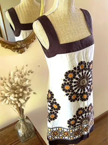 Robe vintage d'Été à Motifs seventies - Promod - Taille 38