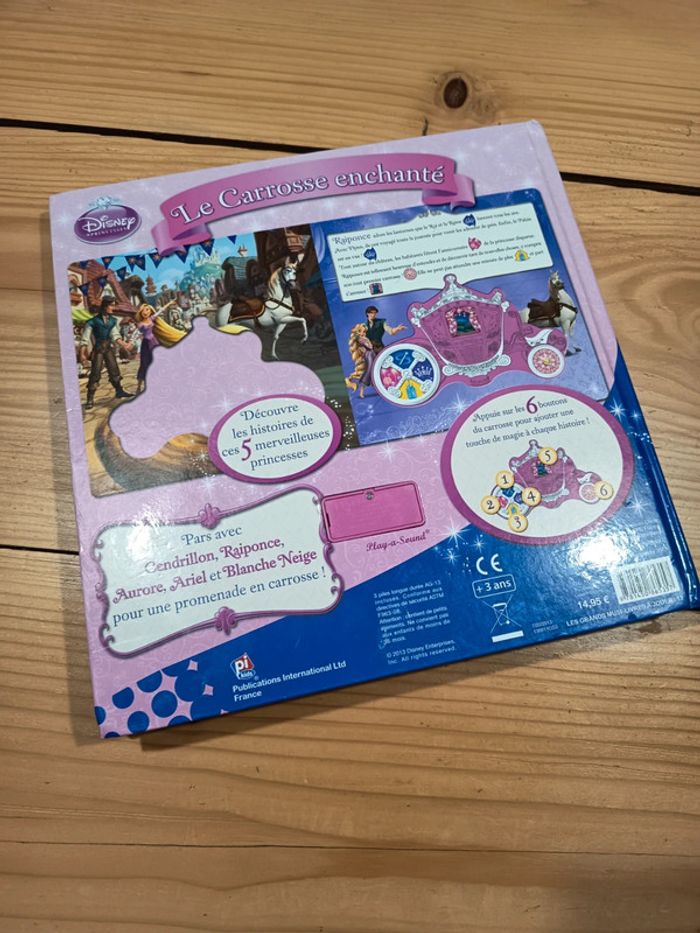 Grand livre musical princesses disney - photo numéro 3