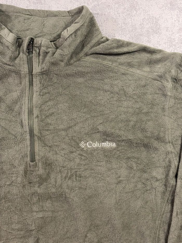 Polaire 1/4 Zip / Quarter zip Columbia Vert clair Taille XL - photo numéro 4