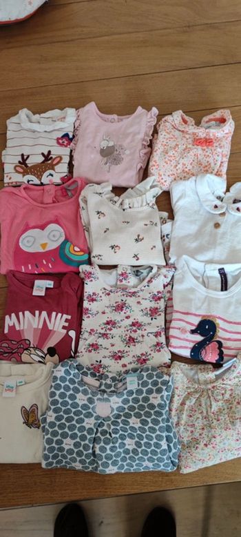 Lot haut manches longues