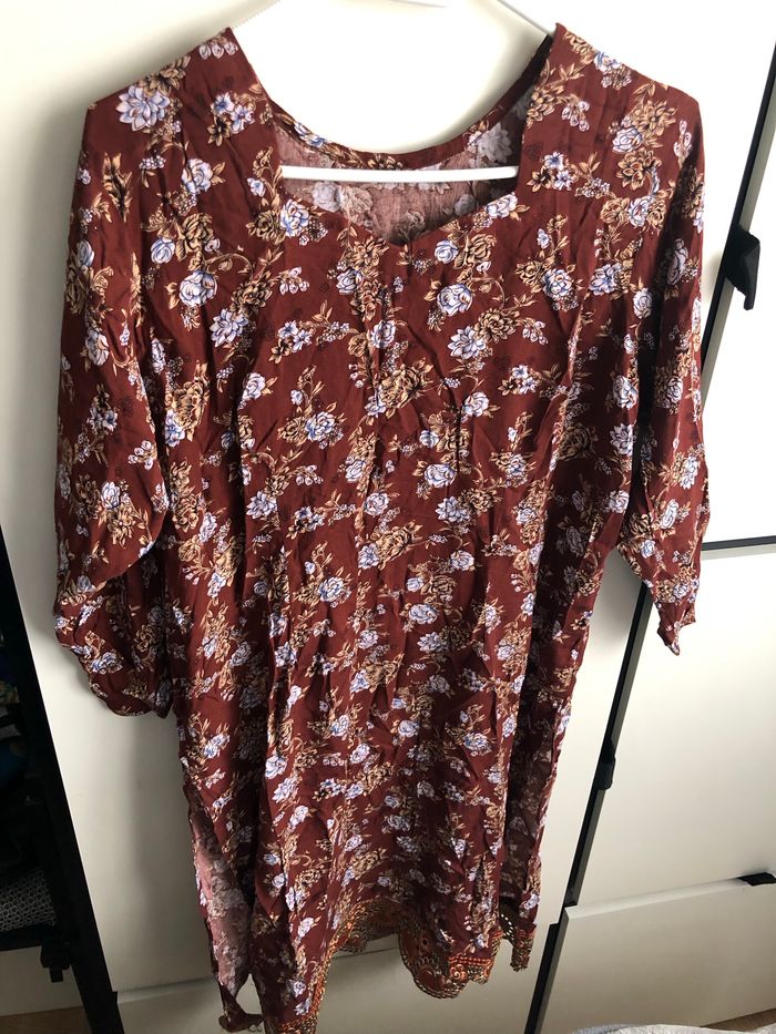 Jolie haut indien pakistanais neuf xL /XXL confortable bonne qualité 100 pour 100 pur coton