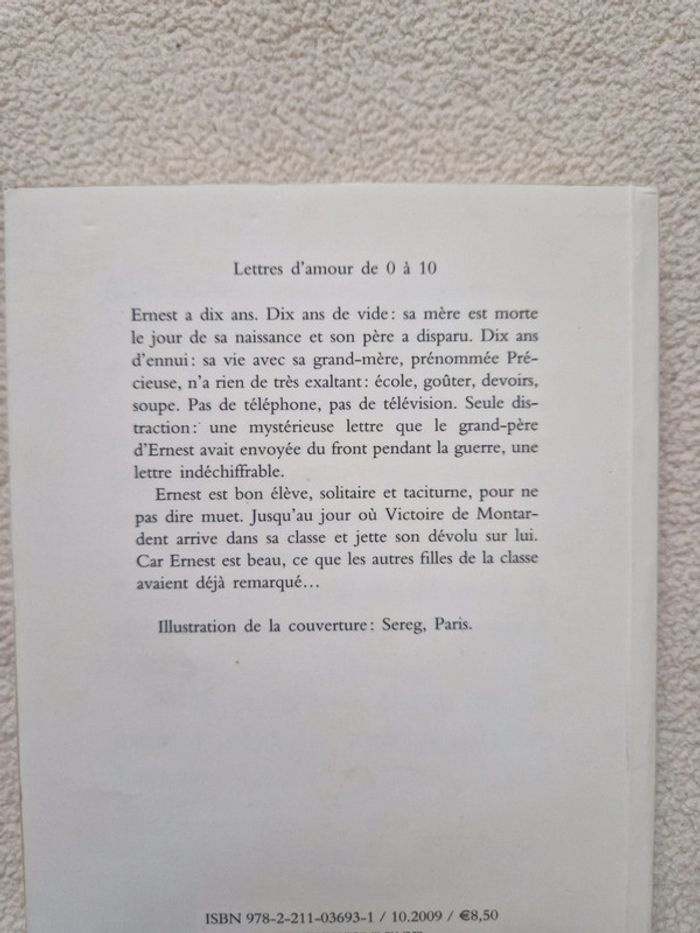 Roman lettres d'amour de 0 à 10 susie morgenstern - photo numéro 3