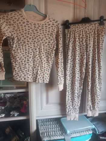 Pyjama léopard 10 ans Kiabi 