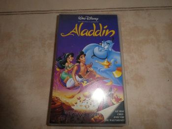 Cassette VHS Walt Disney "Aladdin"