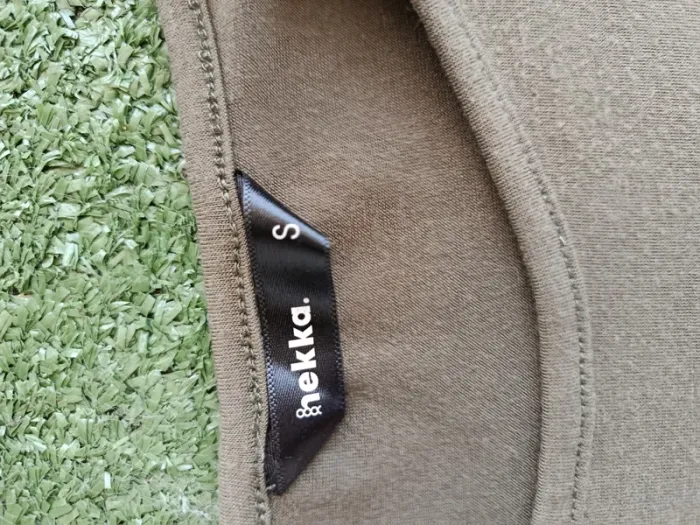 Robe mi-longue kaki fendue Hekka taille S - photo numéro 4