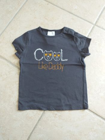 Tshirt manches courtes 12 mois