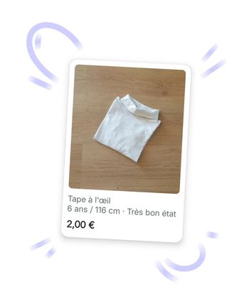 🩷 Tee-shirt ML 6 ans Tape a l'œil TAO #emyfleury_6ansfille