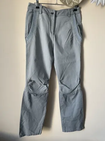 Pantalon flare gris