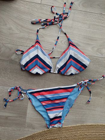 Maillot de bain 2 pièces graphique h&M t38