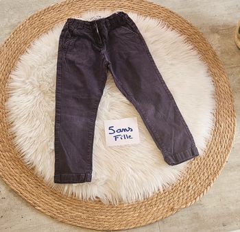 Jeans violet 5 ans fille