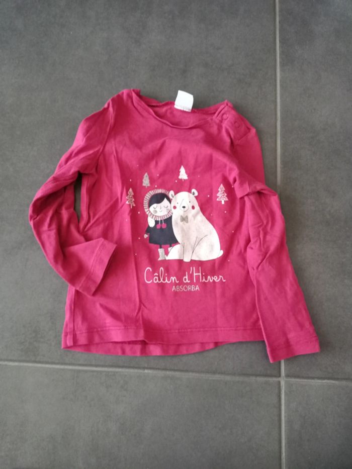 Lot tee shirts, manches longues, 24 mois - photo numéro 5