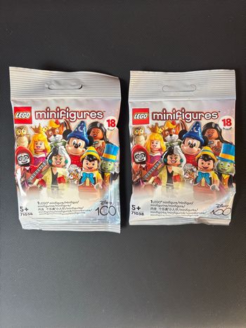 2 paquets Lego mini figurine Disney 100 ans