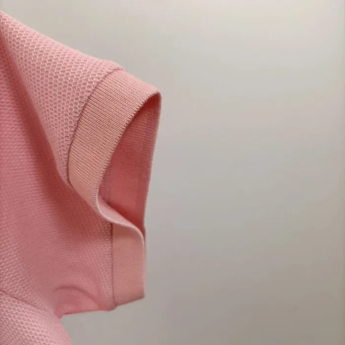Polo homme rose clair col chemise boutons- taille M- CMT A333 - photo numéro 4