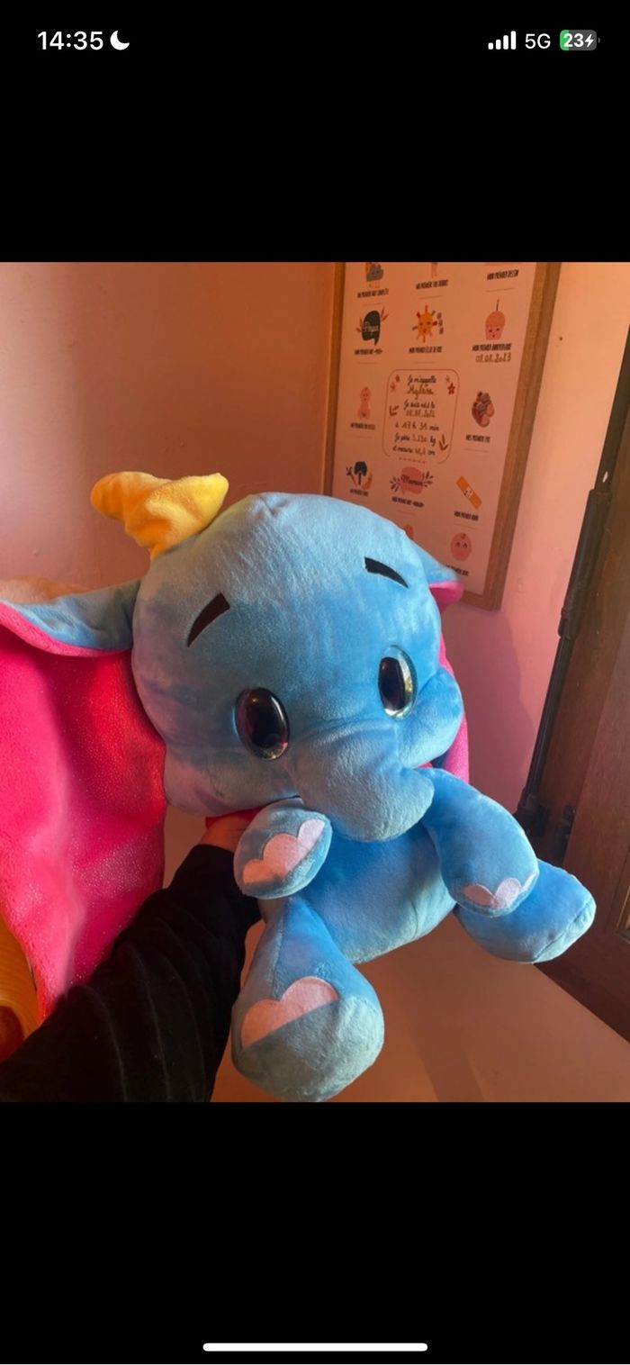 Grande peluche dumbo - photo numéro 2