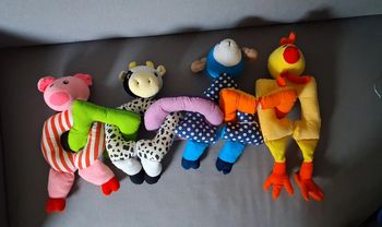 Lot de peluches a scratch