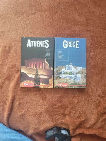 Lot 2 livres Grèce et Athènes