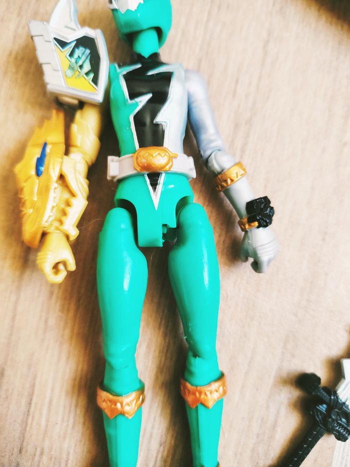 🙅Power rangers dino fury figurine ranger vert smash armor marque hasbro - photo numéro 2