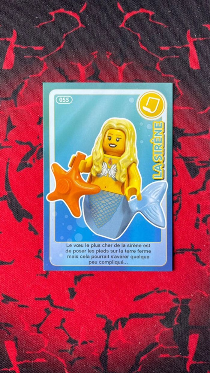 Carte Lego Créé ton Monde #055 - La sirène