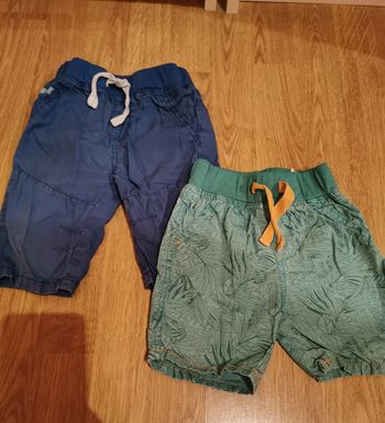 Lot de 2 shorts garçon 24M