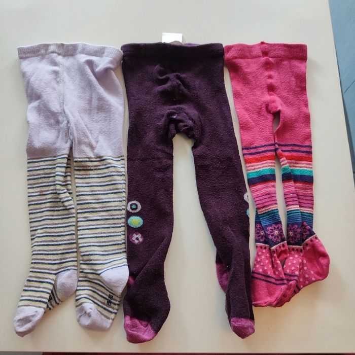 Lot habits 9 mois: robes, pantalons, collants... - photo numéro 2