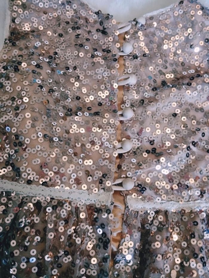 Robe Disney belle sequins 3/4 ans store fêtes fashion - photo numéro 5