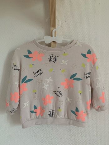 Sweat léger fille 12 mois